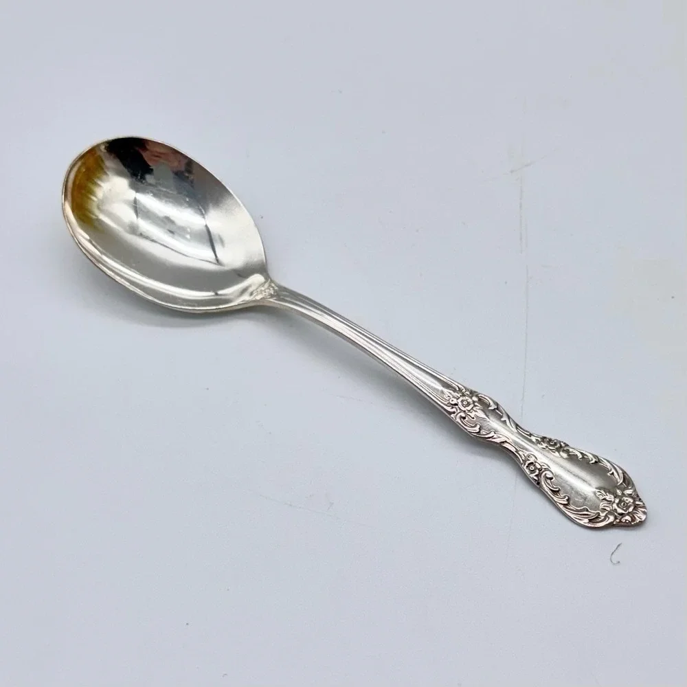 Rogers & Bro Sugar Spoon Grand Elegance Floral Silverplate